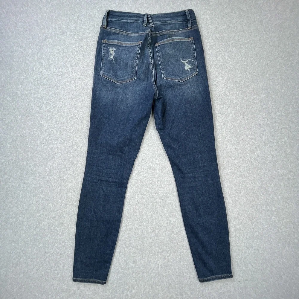 Good American Jeans Womens Sz 4 / 27 (27 x 28.5) Good Legs Skinny Stretch Denim - Picture 2 of 10